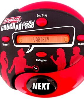 Scrabble Catch Phrase Hasbro Handheld Party Game 2004 Tested + Working